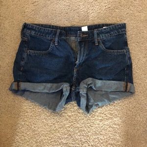 Denim shorts